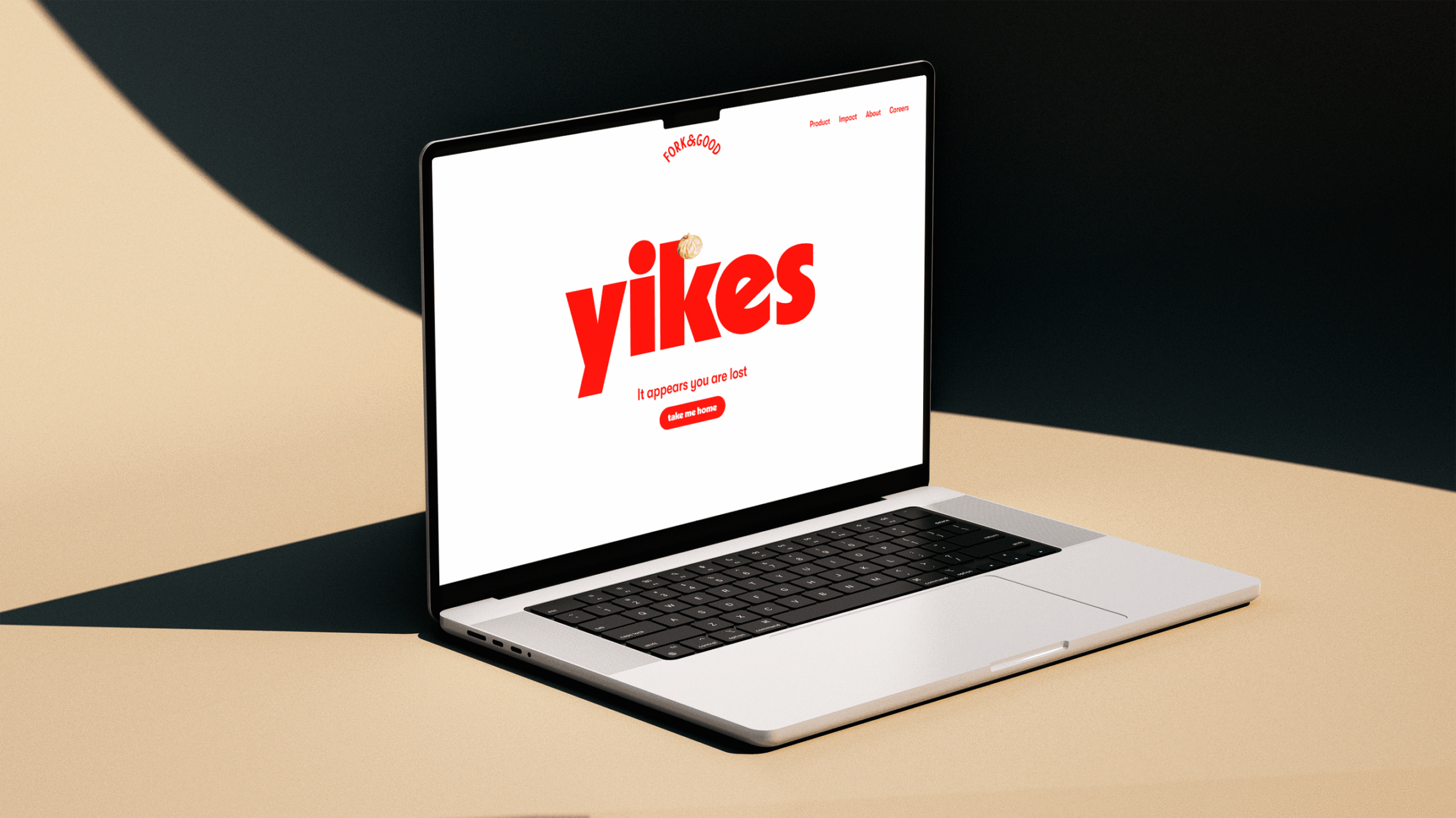 Screenshot of Fork &amp; Good 404 page