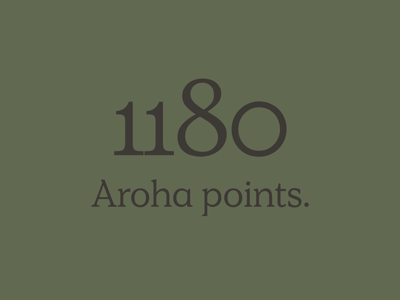 Aroha points on Nui website