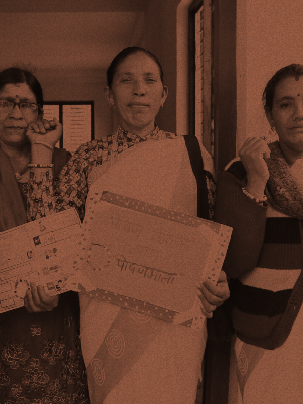 Women with Pampletes