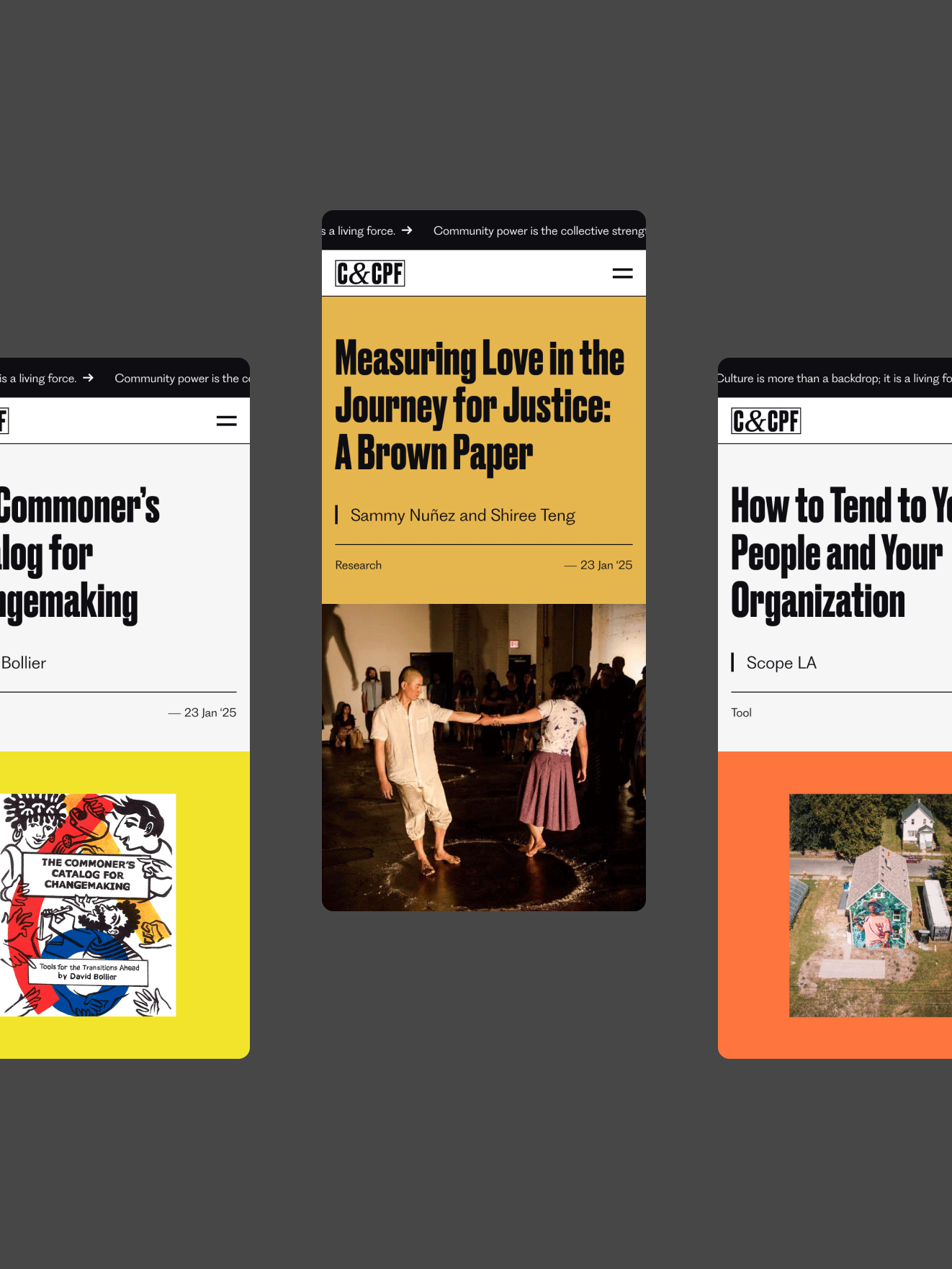 More versions of the site on iPhone