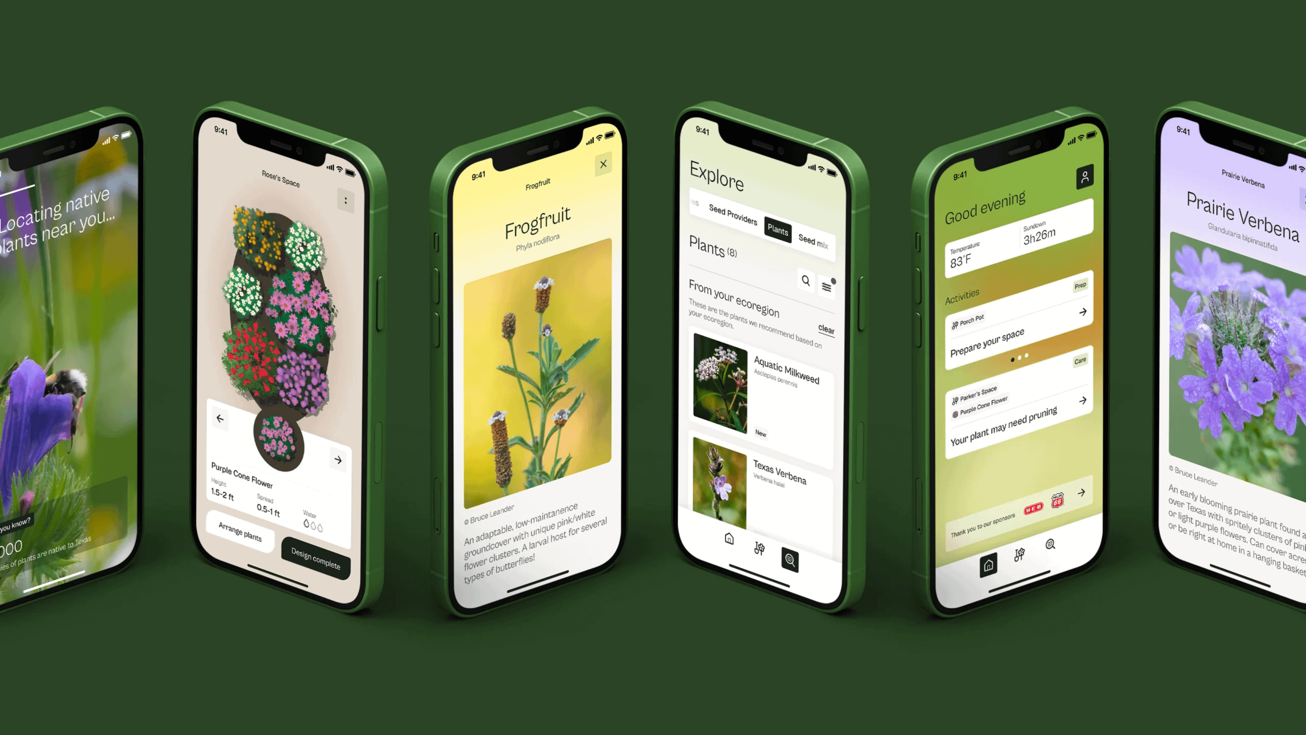 A series of phone screens with the Wild Thumb app open on them